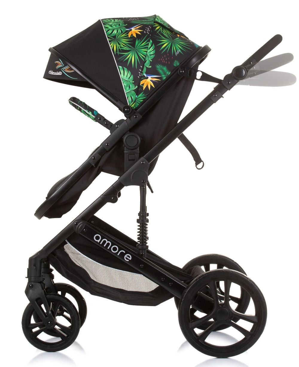 Carrito De Bebé Duo Convertible Amore Hasta 22 Kg Jungle_1
