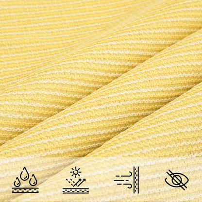 Vidaxl Toldo De Vela Hdpe Beige 160 G/m² 3x4x4 M_4