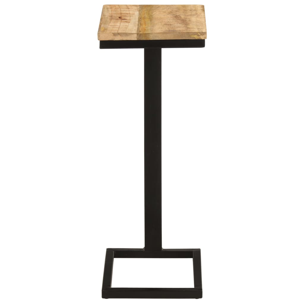 Mesitas Auxiliares 2 Uds Madera Mango Rugosa 31,5x24,5x64,5 Cm_3