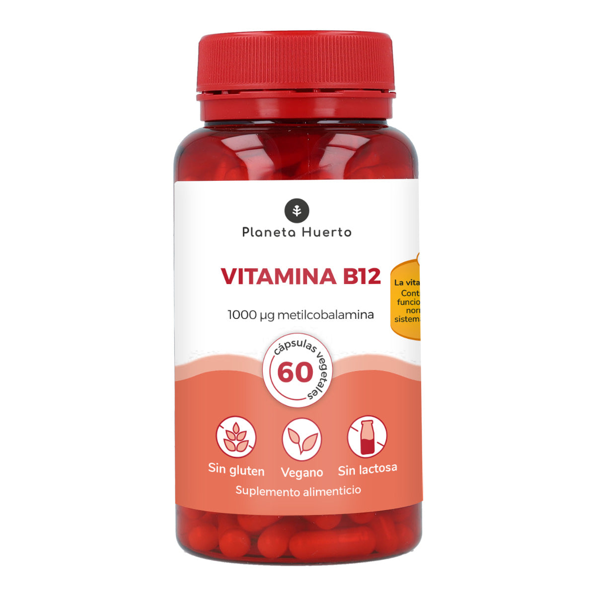 Pack 2x Vitamina B12 Planeta Huerto 60 cápsulas