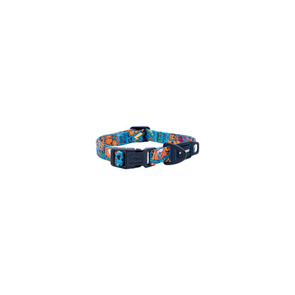 Collar Para Perro, Modelo Fusion De Rogz, Estampado Graffiti Azules. Talla Xl (39-64kg)_0