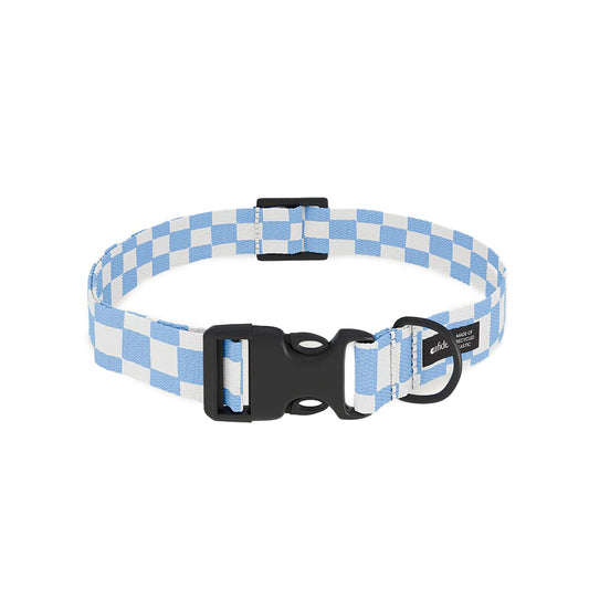 Cafide Collar De Material Pet Reciclado Azul. Modelo Juno._0