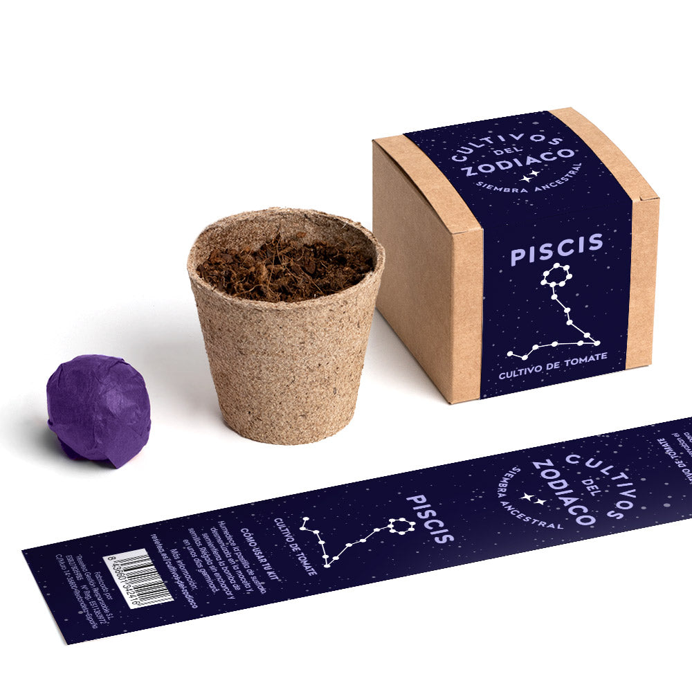 Cultivos Del Zodiaco – Piscis | Kit De Cultivo Con Semillas De Tomate_2