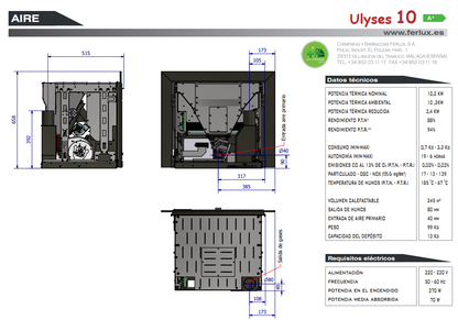 Bricosol Estufa De Pellets Ulyses 10 De Ferlux_4