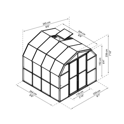 Invernadero Grand Gardener 264x265 cm