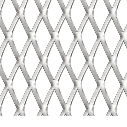 Valla Alambrada De Jardín Acero Inoxidable 100x85 Cm 45x20x4 Mm / Vetonek_1