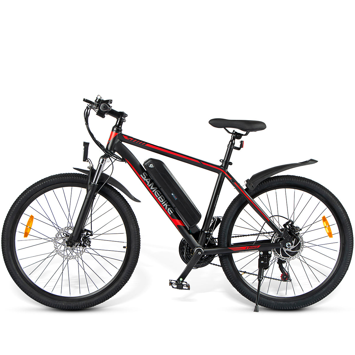Bicicleta Eléctrica De Montaña Samebike Sy26 350w-36v-10ah (360wh) - Rueda 26 Color Negro_0