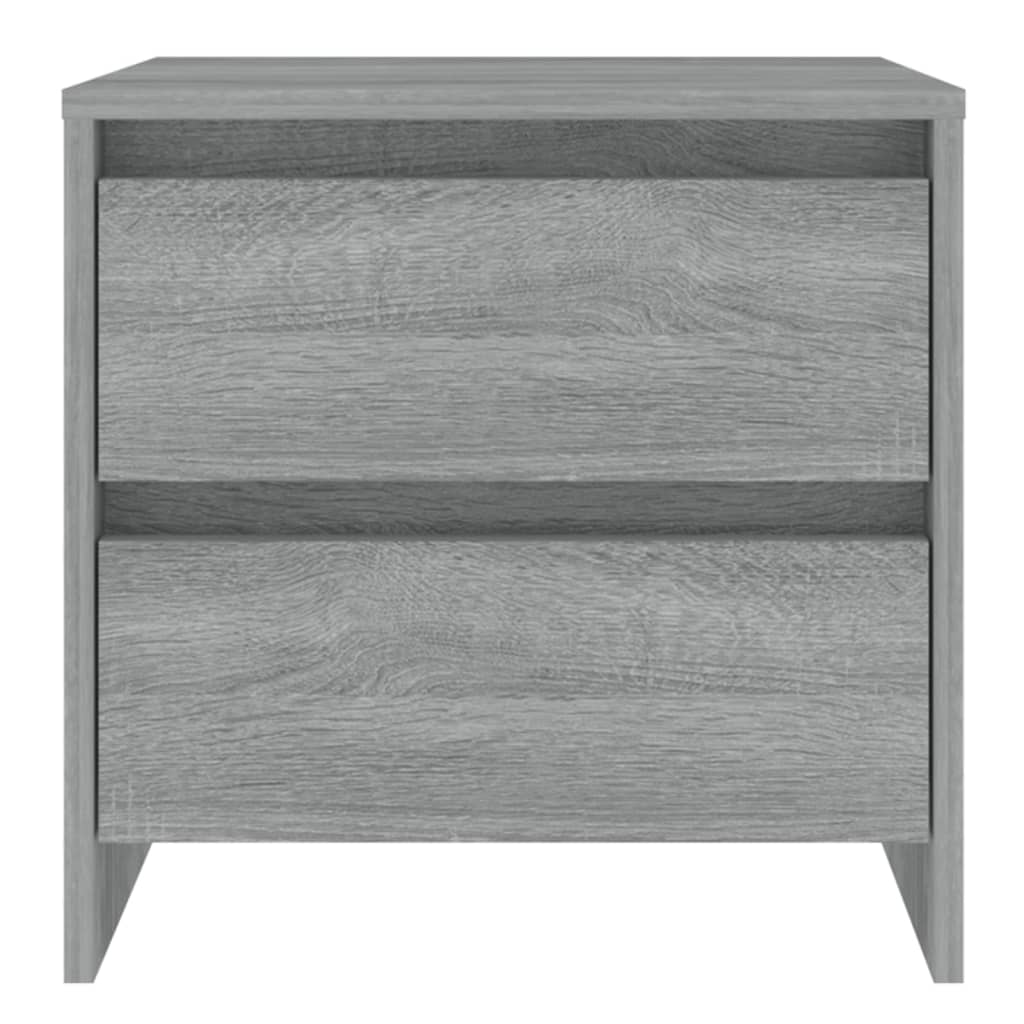 Mesita De Noche Madera De Ingeniería Gris Sonoma 45x34,5x44,5cm_1