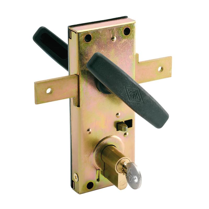 Cerradura Cvl 11b/m Con Manilla Puertas Basculantes_0