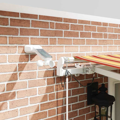 Toldo Retráctil Amarillo Y Naranja 500 X 350 Cm Poliéster_3