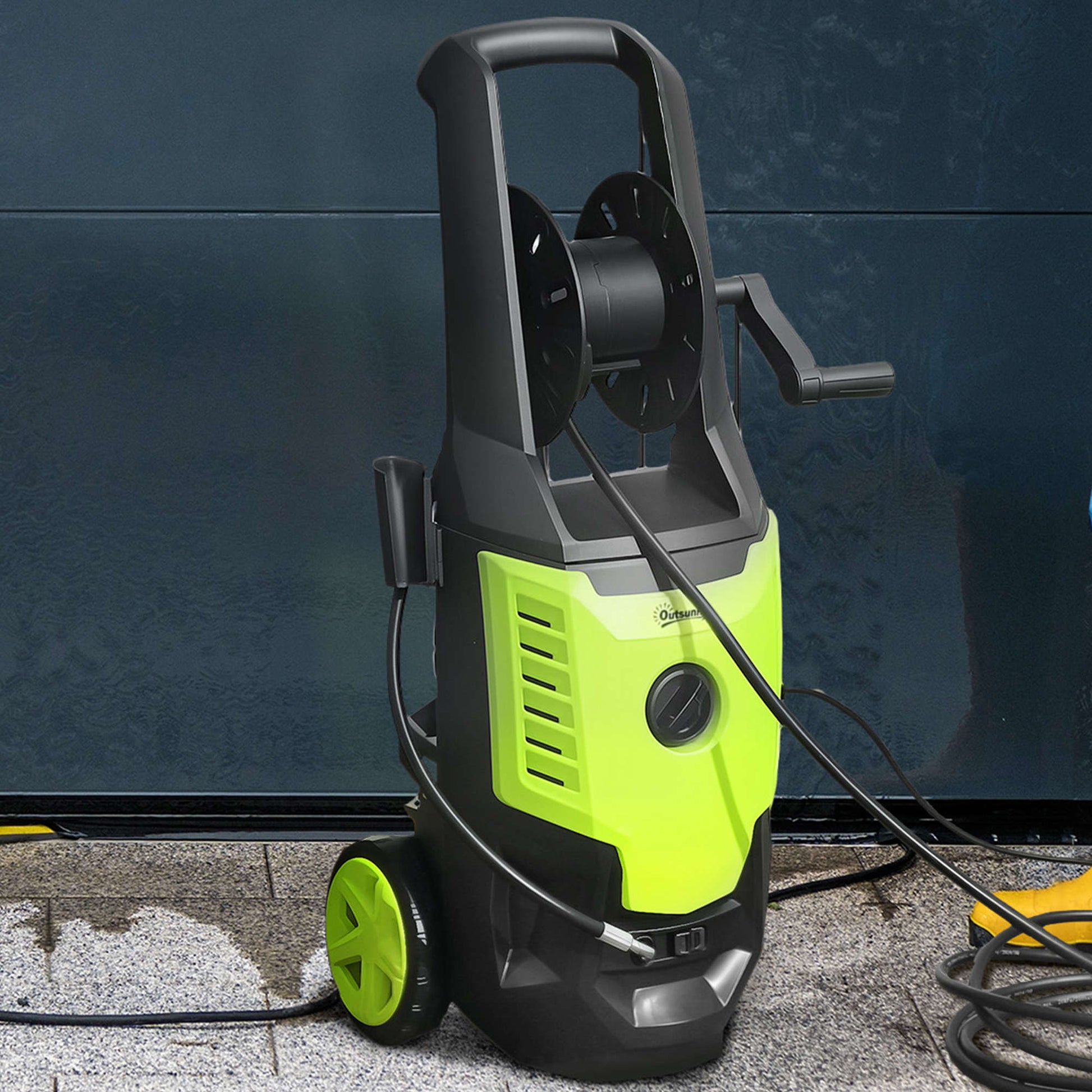 Outsunny Hidrolimpiadora De Alta Presión 2200w Caudal 420 L/h Presión 170 Bar_1