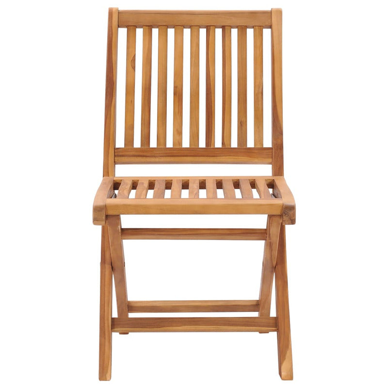 Vidaxl Sillas De Jardín Plegables 6 Uds Madera Maciza Teca Con Cojines_4
