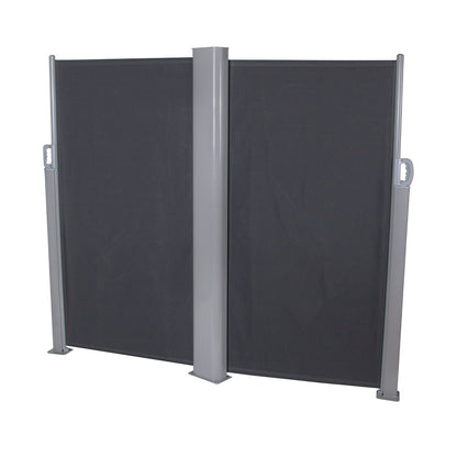 Separador De Ambiente Extensible Doble Para Terrazas Y Jardines 1,6x3 M / Multicolor_2