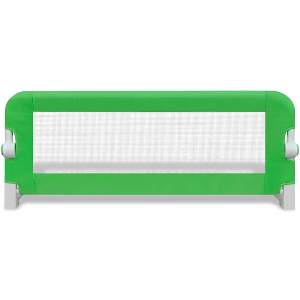 Vidaxl Barandilla De Seguridad Cama De Niño 102x42 Cm Verde_2