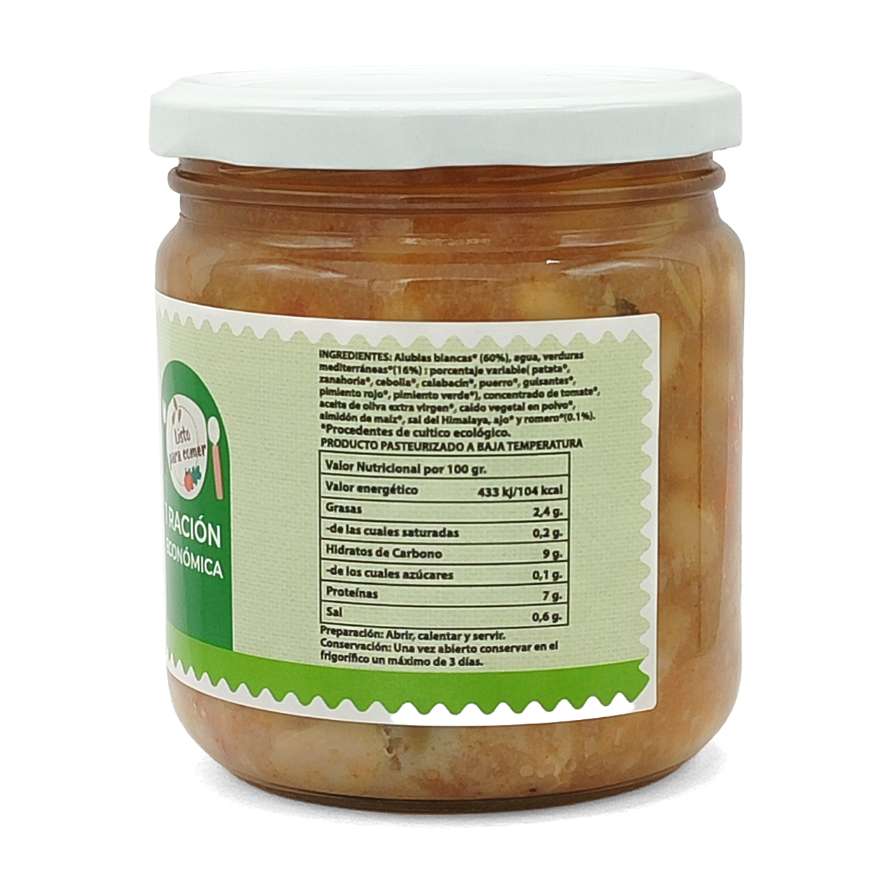 Cocido De Alubias Con Verduras Mediterraneas Ecológico 280gr_1