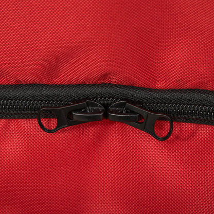 Pawhut Cochecito Para Mascotas Plegable Con Toldo Ajustable 76,5x52x95 Cm Rojo_4