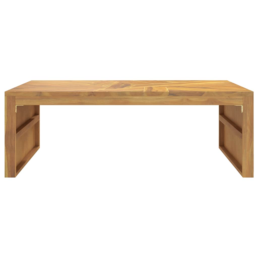 Mesa De Centro Madera Maciza De Teca 110x60x38 Cm_2