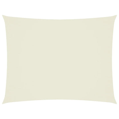 Vidaxl Toldo De Vela Rectangular Tela Oxford Color Crema 3,5x5 M_0