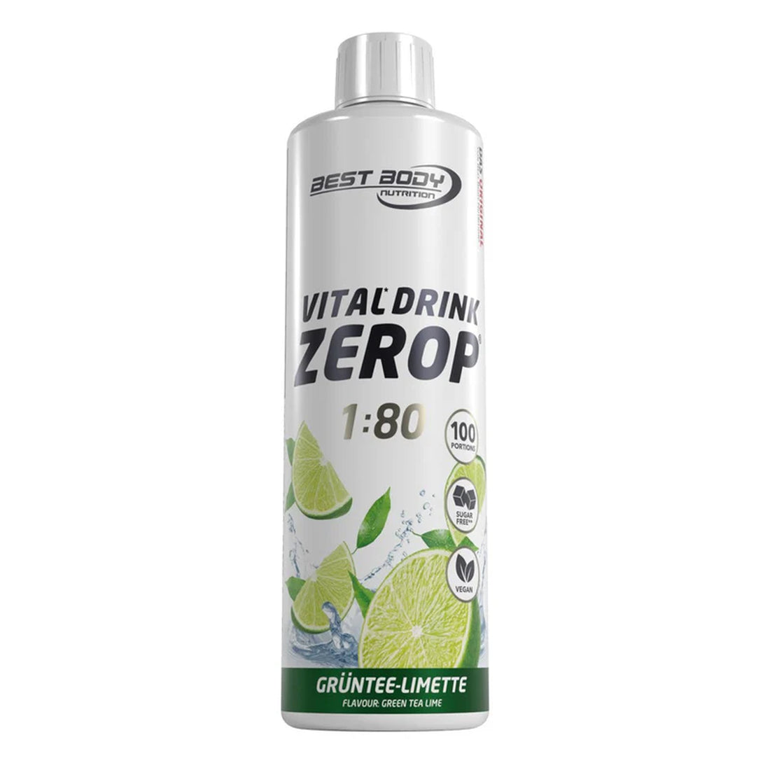 Bebida Best Body Vital 1:80 - 500ml Grüntee Limette_0