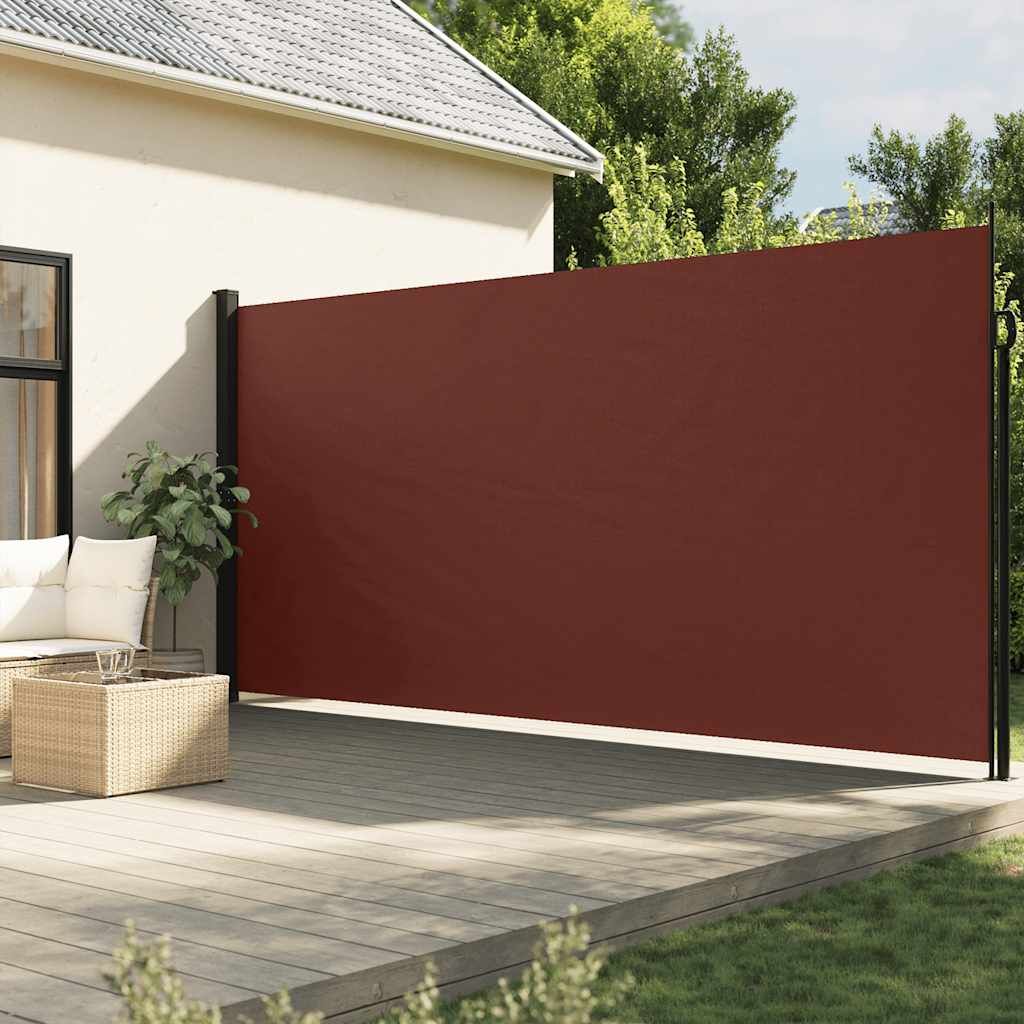 Vidaxl Toldo Lateral Retráctil Marrón 200x600 Cm_1