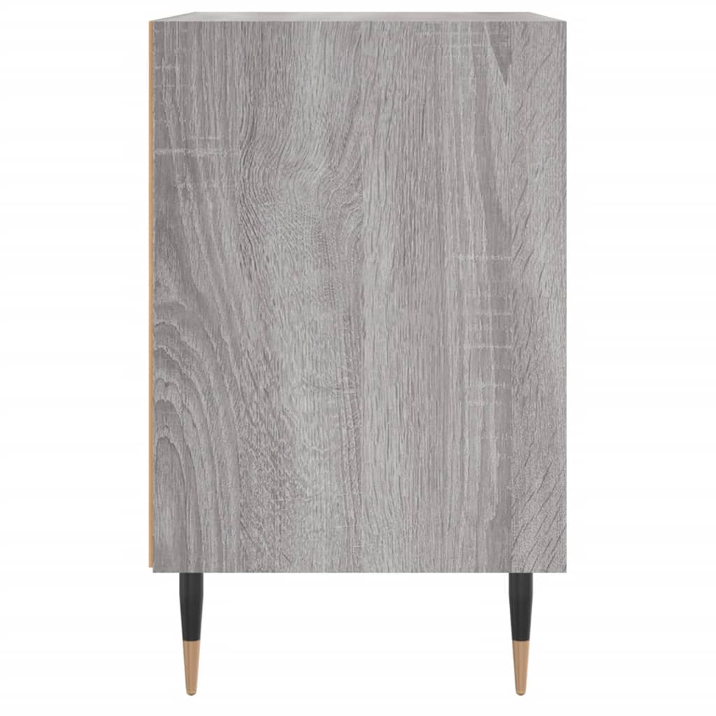 Mesita De Noche 2 Uds Madera Ingeniería Gris Sonoma 40x30x50 Cm_4