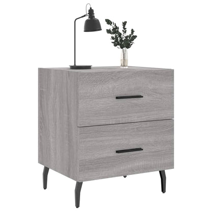 Mesitas Noche 2 Uds Madera Ingeniería Gris Sonoma 40x35x47,5 Cm_1