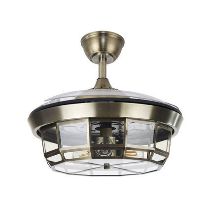 Ventilador Dc Tornado Cuero 3xe27 91d 3aspas Desplegables 6velocidades C/remoto Y Temporizador_1
