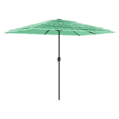 Vidaxl Sombrilla De Jardín Con Poste De Acero Verde 300x200x250 Cm_0