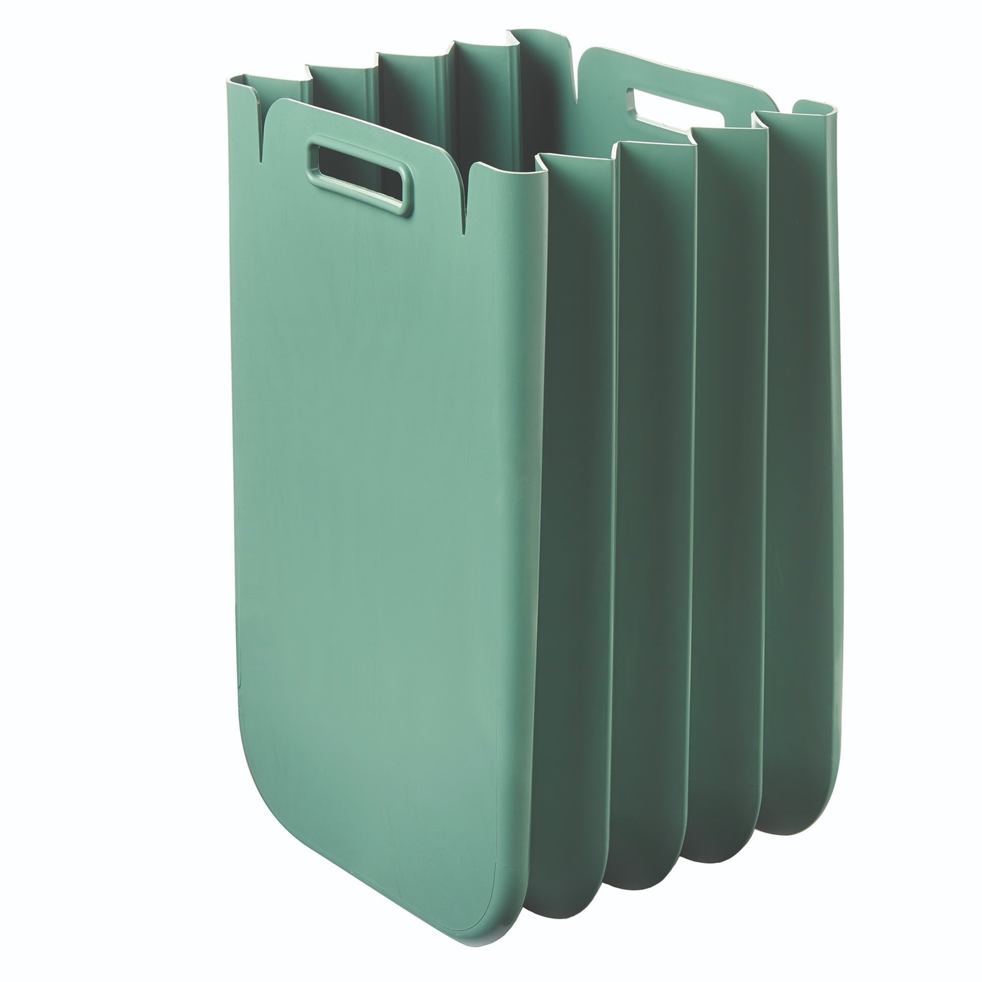 Set De 4x Contenedor Multiusos Plegable 25 Litros C/uno (100l Totales), En Plástico Reciclado, 45x30 Cms, En Color_4