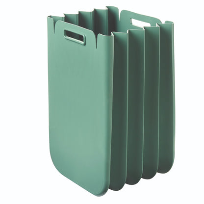 Set De 4x Contenedor Multiusos Plegable 25 Litros C/uno (100l Totales), En Plástico Reciclado, 45x30 Cms, En Color_4