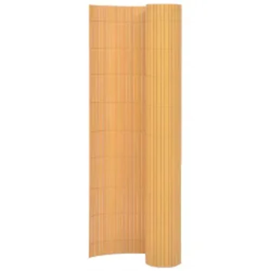 Valla De Jardín De Doble Cara Amarilla 110x500 Cm / Vetonek_1