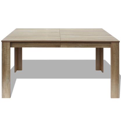 Mesa De Comedor Color Roble 140x80x75 Cm_1