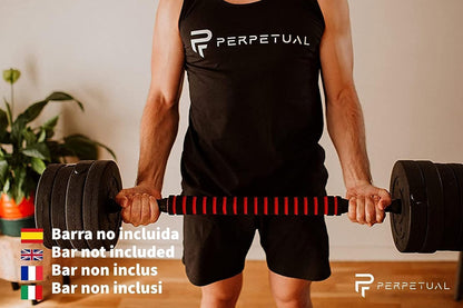 Discos De Pesas Perpetual De 3 Kg (paquete De 2) Piezas Sueltas Con Orificio De 25 Mm_2