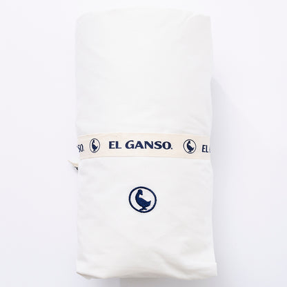 Sábana Bajera 160x200cm Blanca 100% Algodón 180tc. Suavidad Y Diseño Exclusivo.