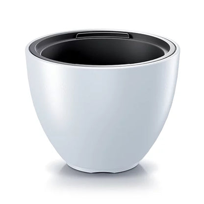 Maceta Heos 25l., Con Depósito, Dimensiones (mm) 395x395x302, Color Blanco_0