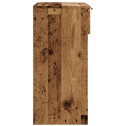 Mesa Consola Madera Contrachapada Envejecida 90x36x75 Cm_3