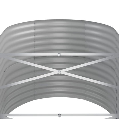Jardinera Arriate Acero Galvanizado Verde 368x80x68 Cm_4