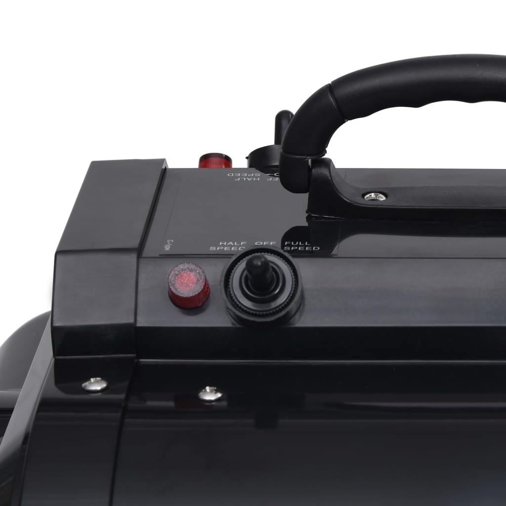 Vidaxl Secador De Mascotas Doble Motor Negro_1