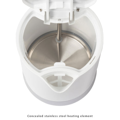 Hervidor Agua Eléctrico, 1,8 L, Sin Bpa, Resistencia Oculta, Inalámbrico, Apagado Automático Clatronic Wk 3452, 2200w