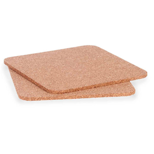 Set 2 Salvamantel Corcho Cuadrado 18 Cm  Colección Kinvara_0