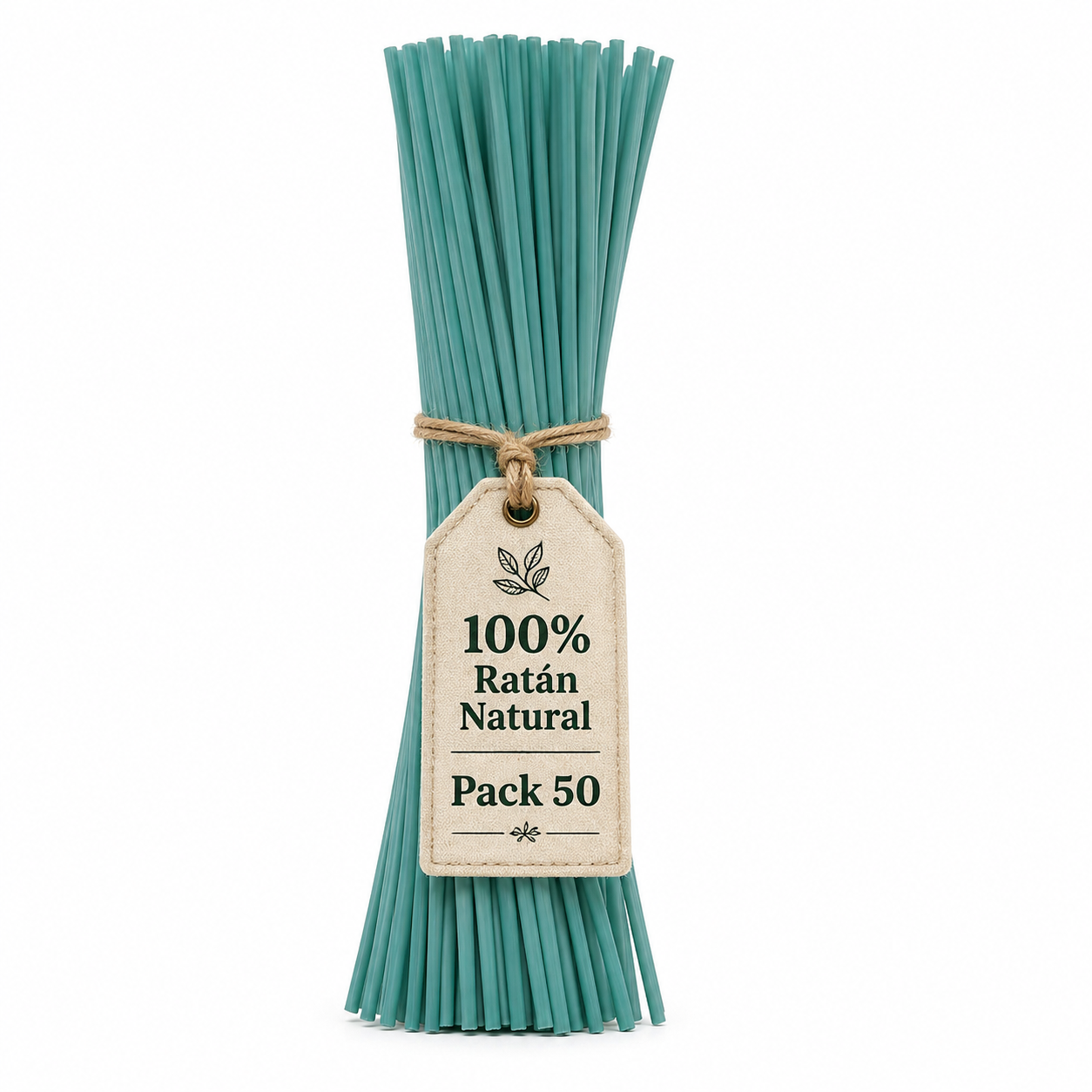 Varillas Difusor SYS 50 Uds | Ratán Natural Azul | Mikado | Alta Absorción | 2,5 mm X 25 cm_0