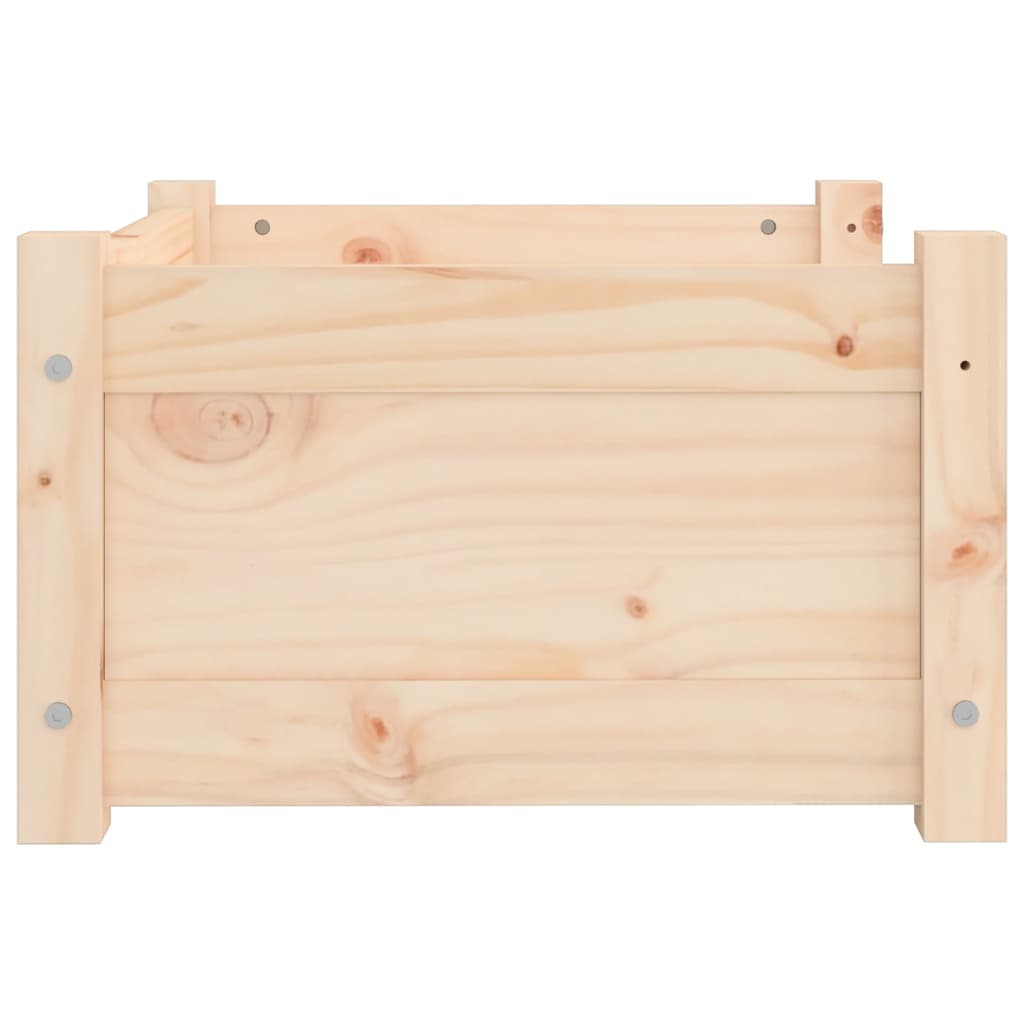 Cama Para Perros Madera Maciza De Pino 55,5x45,5x28 Cm / Vetonek_4