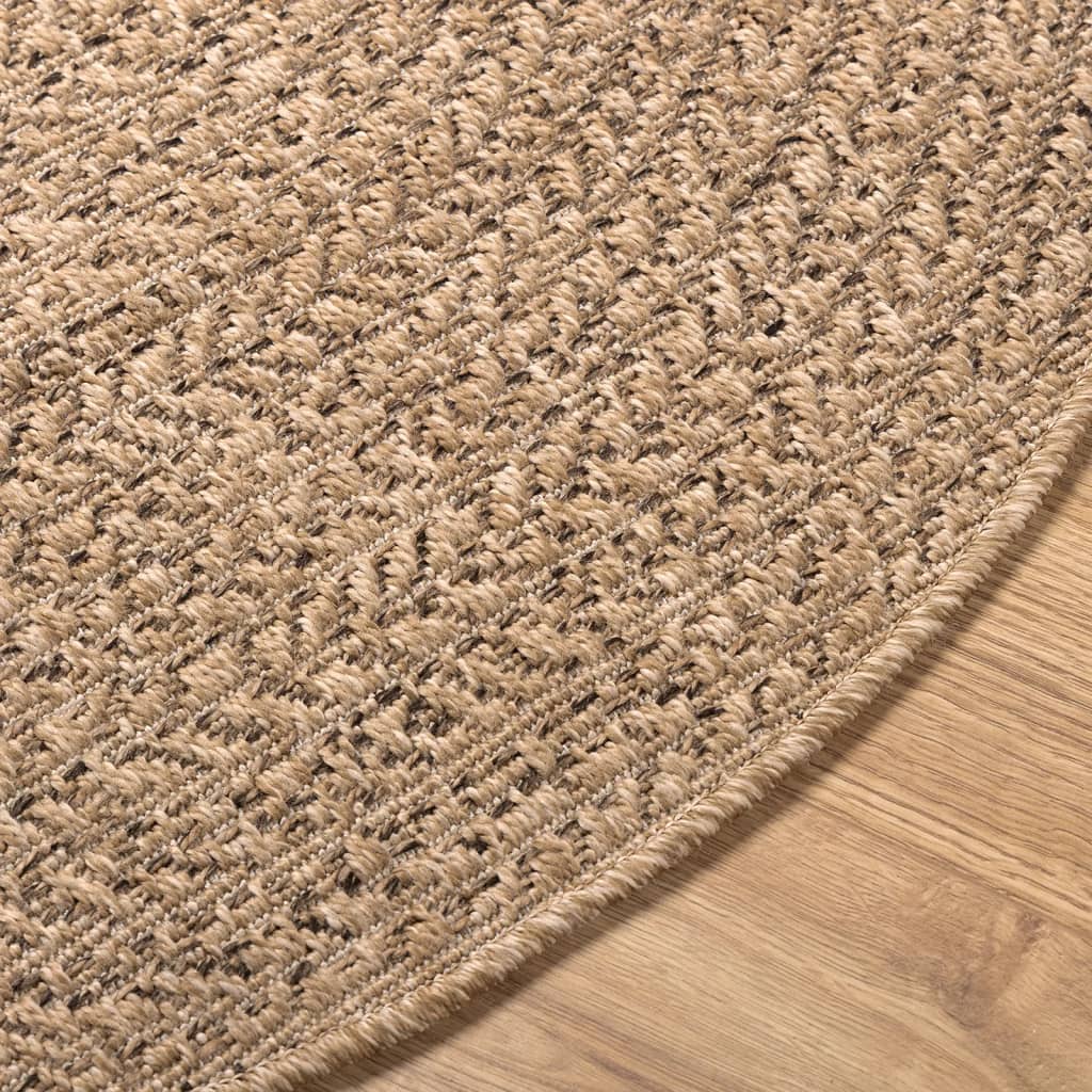 Alfombra Zizur Apariencia De Yute Interior Y Exterior 160 Cm / Vetonek_4