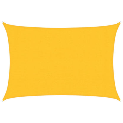 Vidaxl Toldo De Vela Hdpe Amarrilo 160 G/m² 3x5 M_0