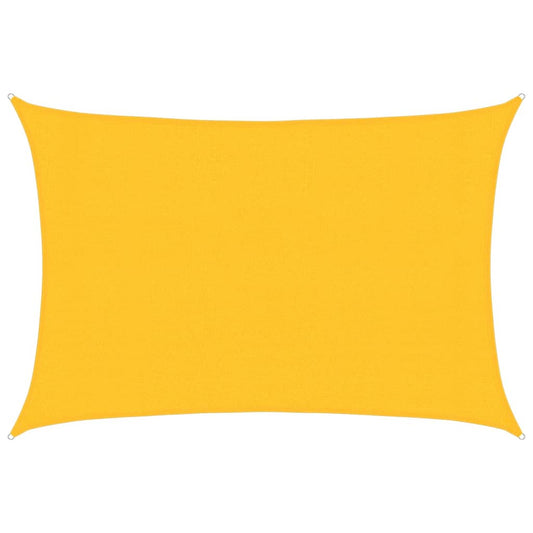 Vidaxl Toldo De Vela Hdpe Amarrilo 160 G/m² 3x5 M_0
