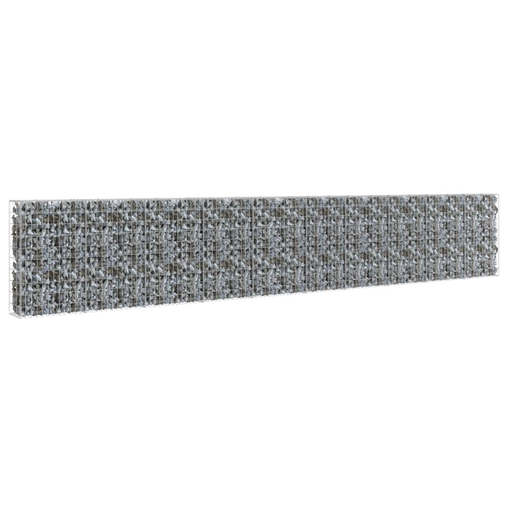 Muro De Gaviones Con Cubiertas Acero Galvanizado 600x30x100 Cm / Vetonek_3