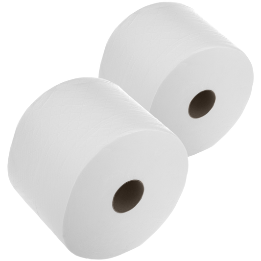 Rollo Bobina Industrial Papel Laminado De Doble Capa 2 Unidades_0