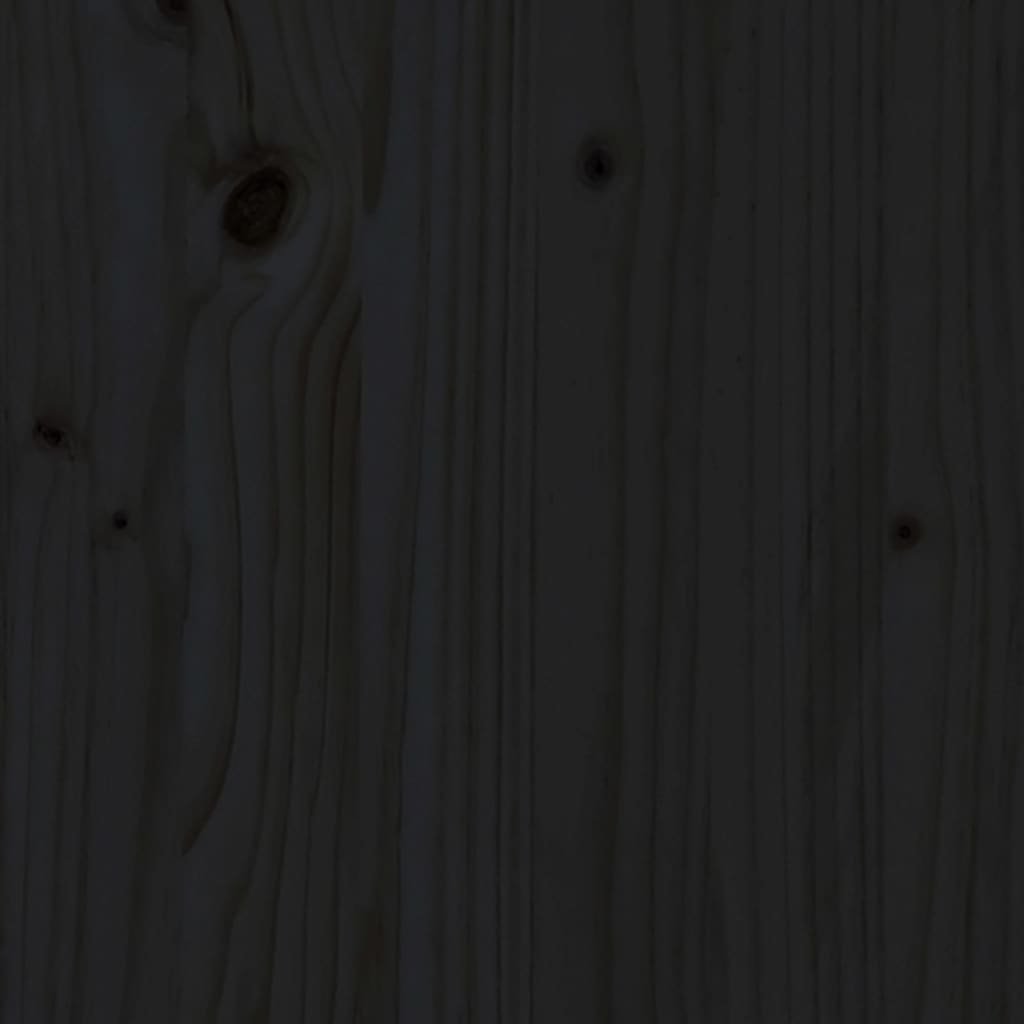 Vidaxl Juego De Sofás De Jardín 5 Piezas Madera Maciza De Pino Negro_5