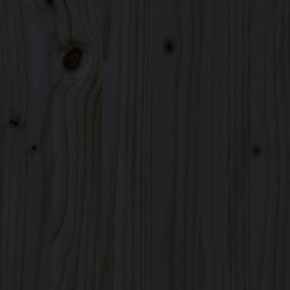 Vidaxl Juego De Sofás De Jardín 5 Piezas Madera Maciza De Pino Negro_5