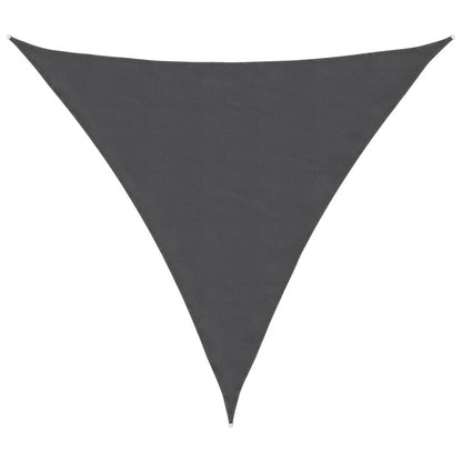 Vidaxl Toldo De Vela Triangular Tela Oxford Gris Antracita 3x3x3 M_0